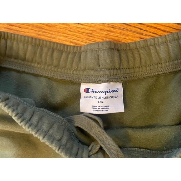Champion Thick Joggers Sweat Pants Men’s Large Olive Green - Picture 4 of 7